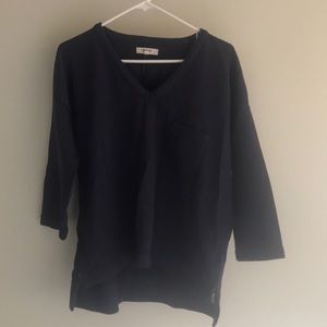 Madewell box v-neck shirt